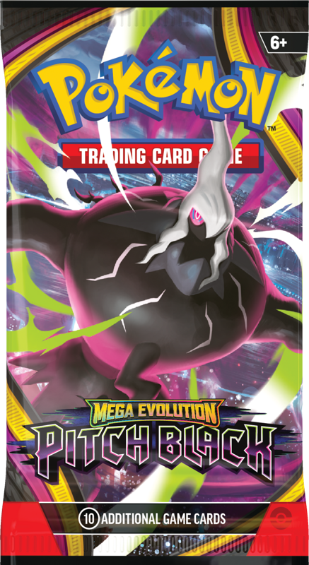 Pokemon Mega Evolution Pitch Black Booster Pack (10 Cards)