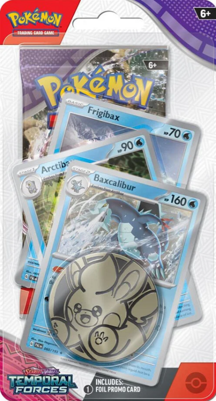 Pokemon Temporal Forces: Premium Checklane Blister Baxcaliber
