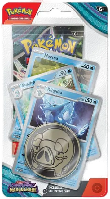 Pokemon Twilight Masquerade Premium Checklane Blister - Kingdra