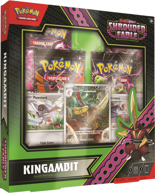 Pokemon Shrouded Fable Kingambit Illustration Rare Collection