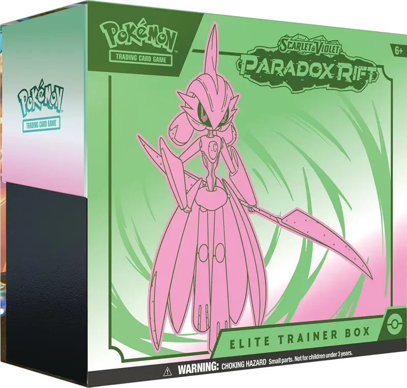 Pokemon Paradox Rift Elite Trainer Box (Green & Pink)