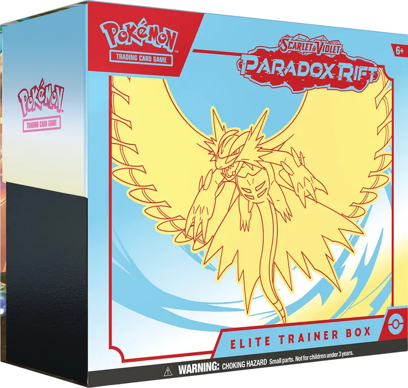 Pokemon Paradox Rift Elite Trainer Box (Blue & Yellow)