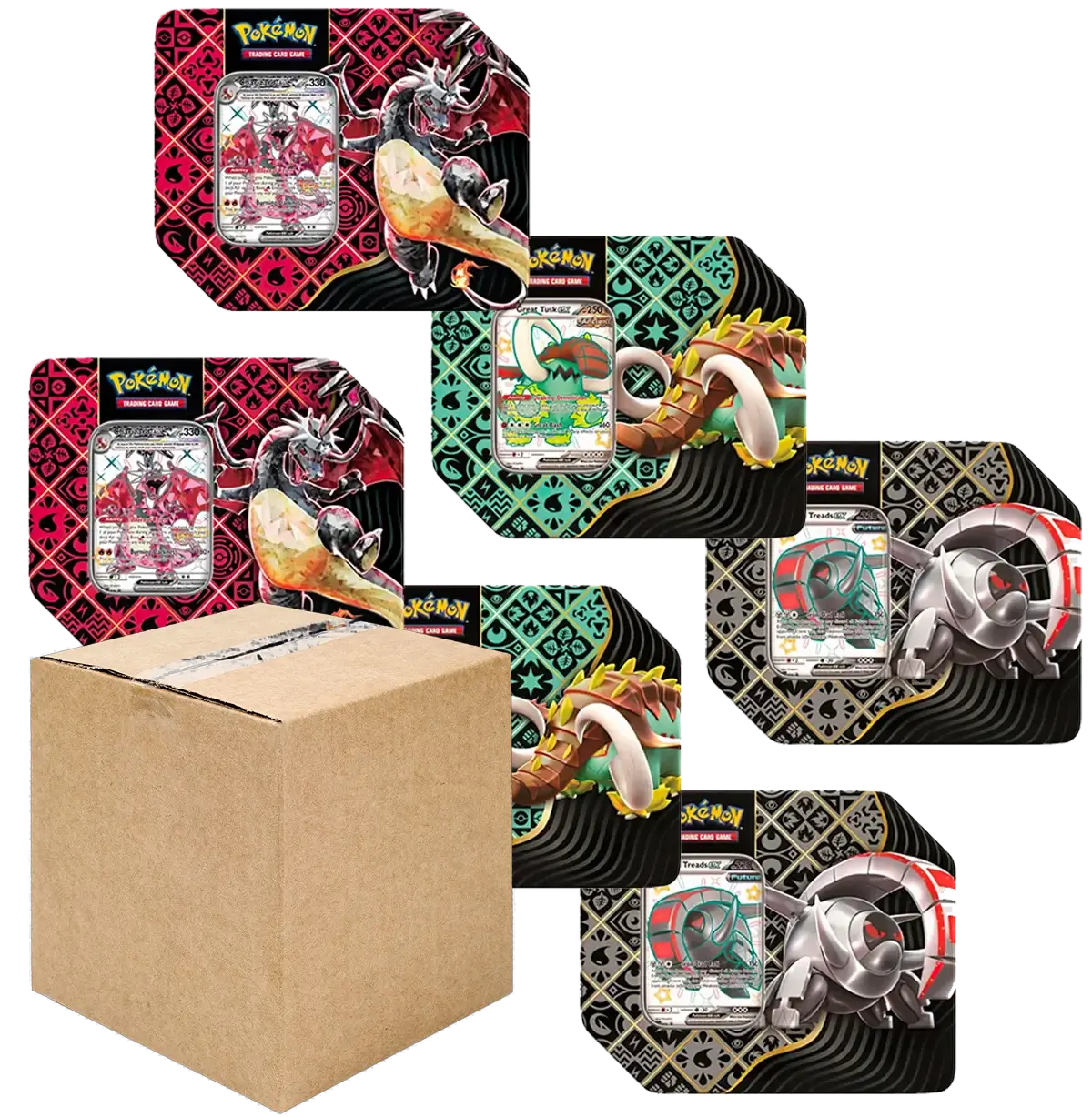 Pokemon Paldean Fates 5-Booster Tin (Case of 6)