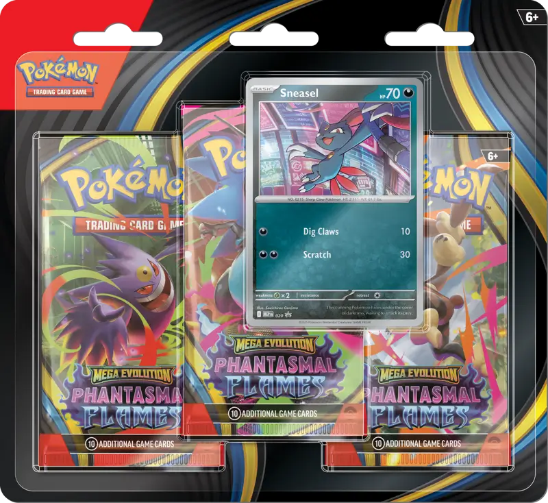 Pokemon Phantasmal Flames 3-Pack Blister