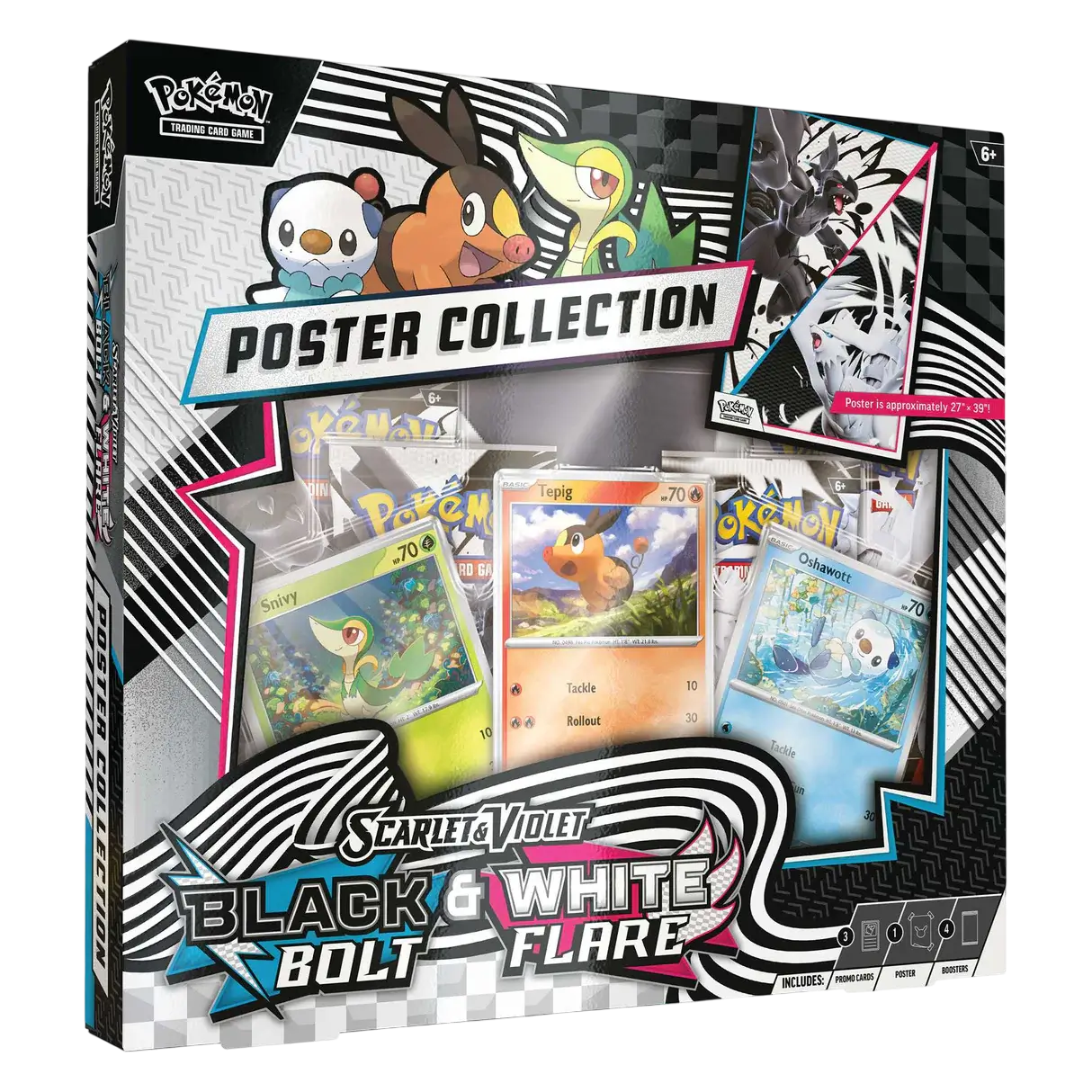 Pokemon Black Bolt / White Flare Poster Collection