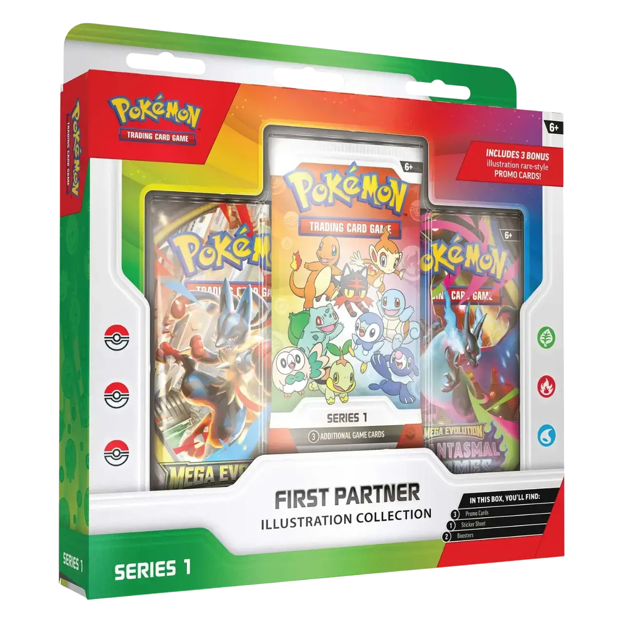 Pokemon First Partner Illustration Collection - Series 1