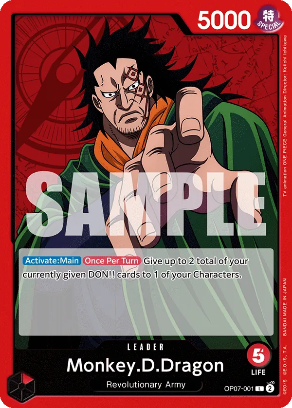 OP07-001 Monkey.D.Dragon