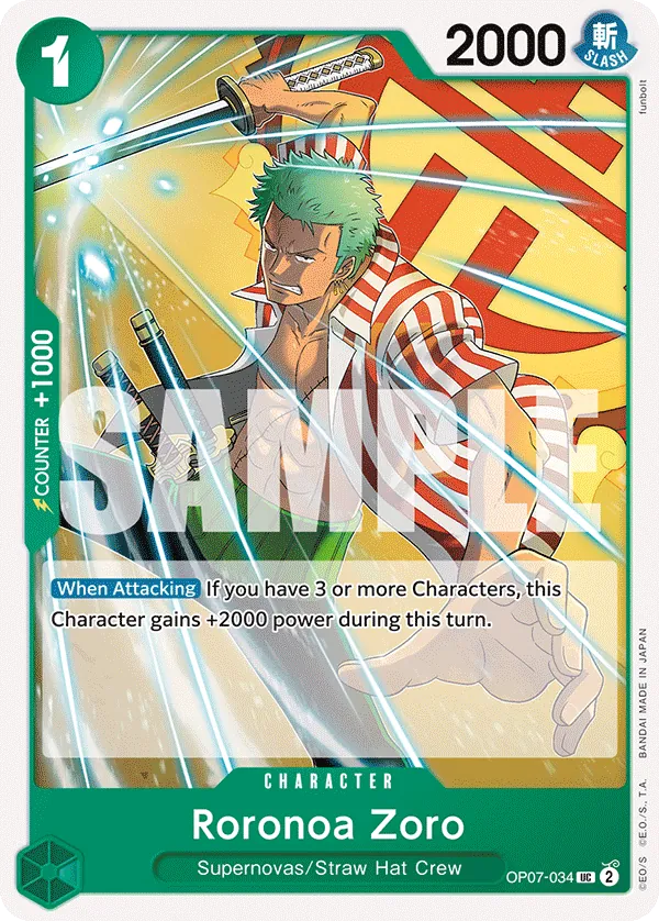OP07-034 Roronoa Zoro