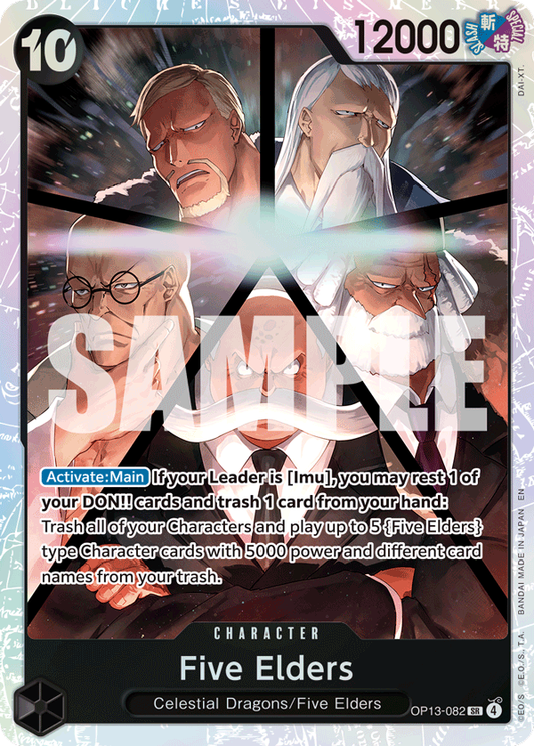 OP13-082 Five Elders